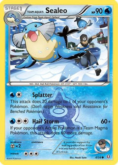 Team Aqua's Sealeo (4/34) [XY: Double Crisis]-1