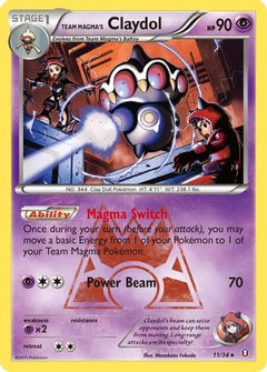 Team Magma's Claydol (11/34) [XY: Double Crisis]-1