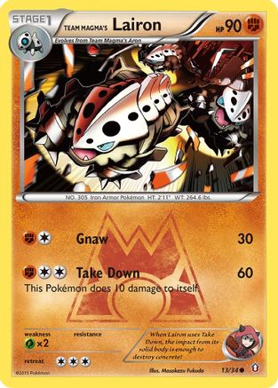 Team Magma's Lairon (13/34) [XY: Double Crisis]-1