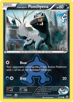 Team Aqua's Poochyena (16/34) [XY: Double Crisis]-1