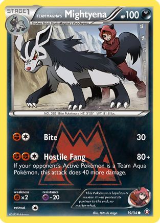 Team Magma's Mightyena (19/34) [XY: Double Crisis]-1