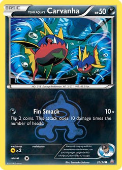 Team Aqua's Carvanha (20/34) [XY: Double Crisis]-1
