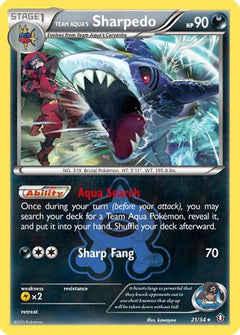 Team Aqua's Sharpedo (21/34) [XY: Double Crisis]-1