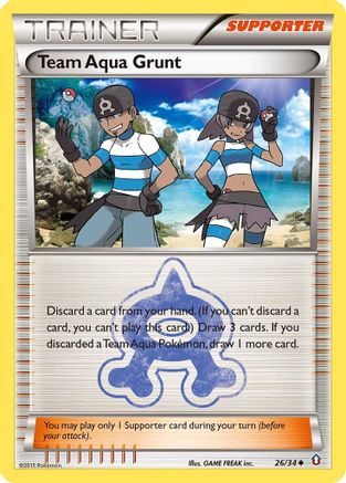 Team Aqua Grunt (26/34) [XY: Double Crisis]-1