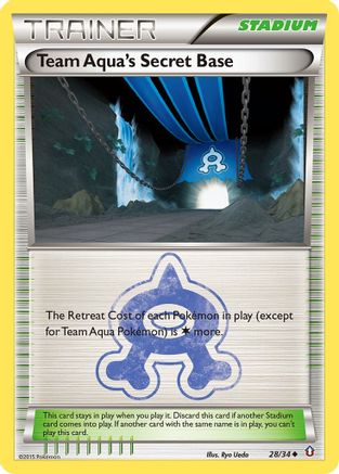 Team Aqua's Secret Base (28/34) [XY: Double Crisis]-1