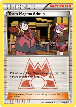 Team Magma Admin (29/34) [XY: Double Crisis]-1