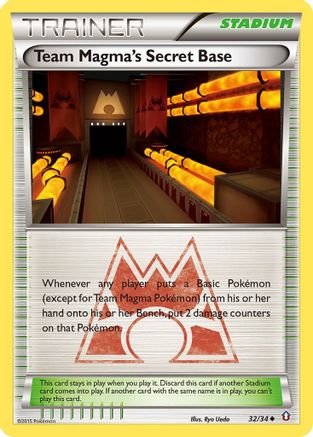 Team Magma's Secret Base (32/34) [XY: Double Crisis]-1