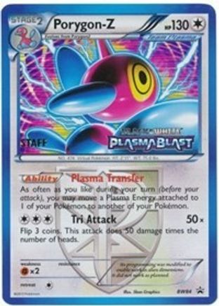 Porygon Z (BW84) (Team Plasma) (Staff Prerelease Promo) [Black & White: Black Star Promos]-1