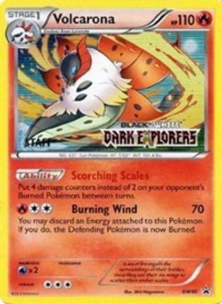 Volcarona (BW40) (Staff Prerelease Promo) [Black & White: Black Star Promos]-1