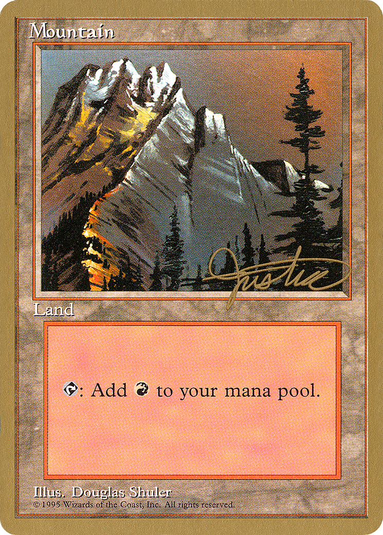Mountain (mj373) (Mark Justice) [Pro Tour Collector Set]-1