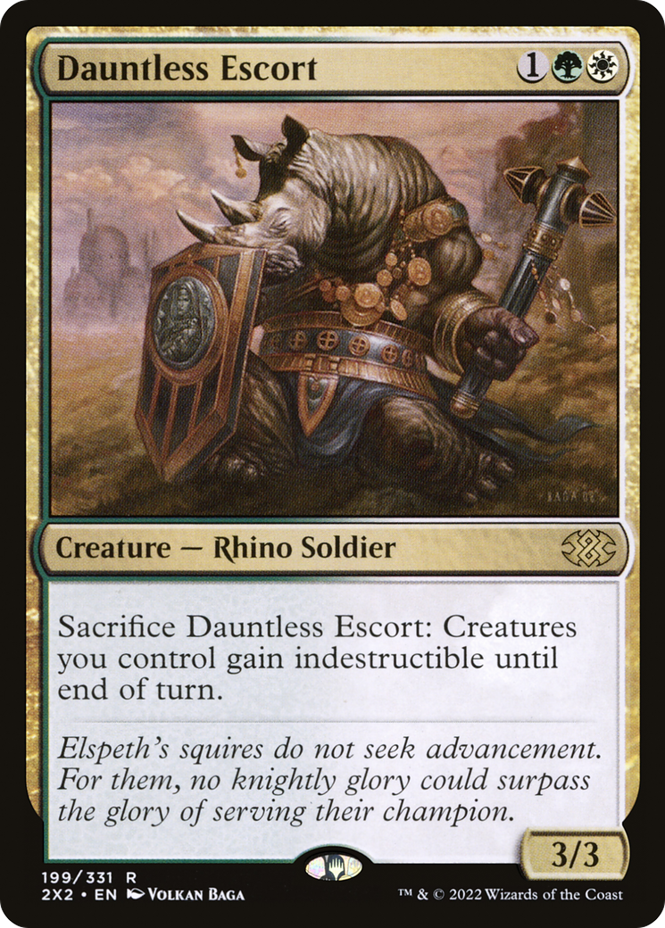 Dauntless Escort [Double Masters 2022]-1
