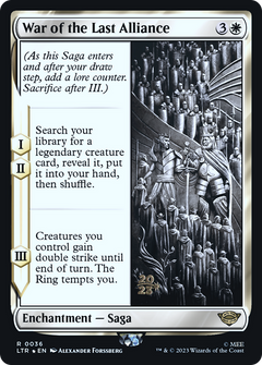War of the Last Alliance (PRE-036) - Tales of Middle-earth Promos Foil-1
