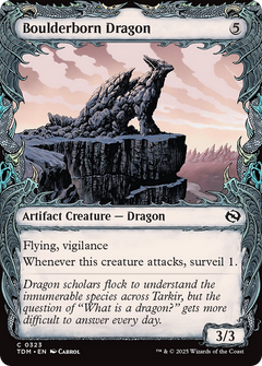 Boulderborn Dragon (Showcase) [Tarkir: Dragonstorm]-1