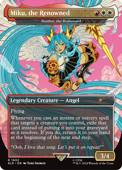 Miku, the Renowned - Feather, the Redeemed [Secret Lair Drop Series]-1