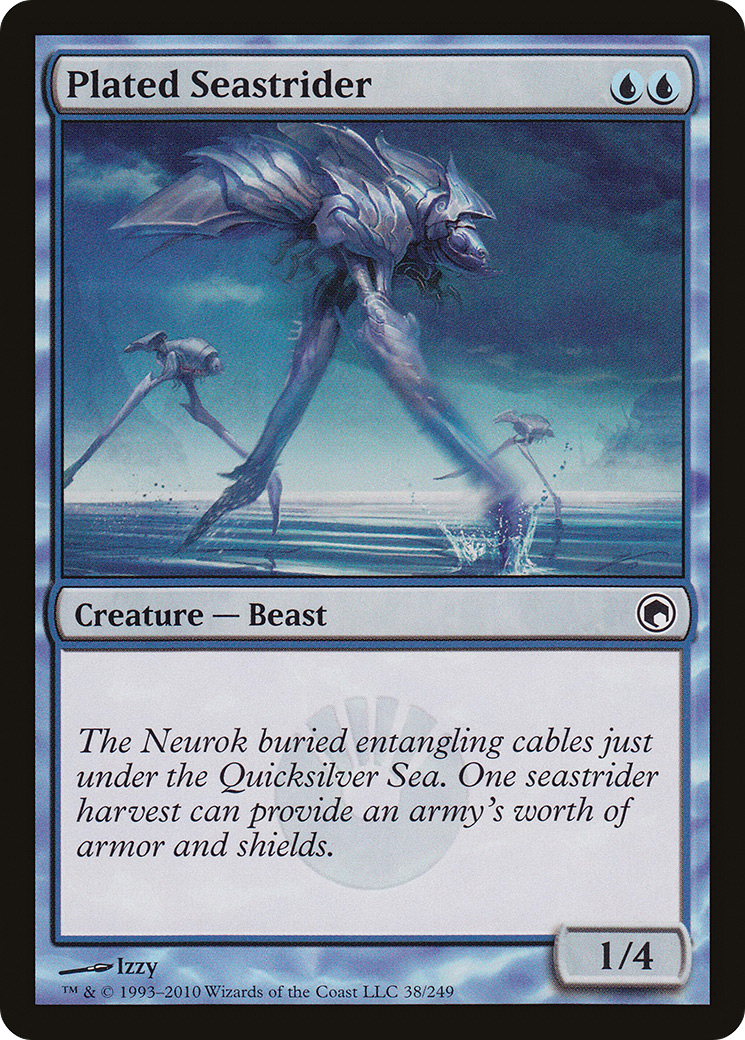 Plated Seastrider [Scars of Mirrodin]-1
