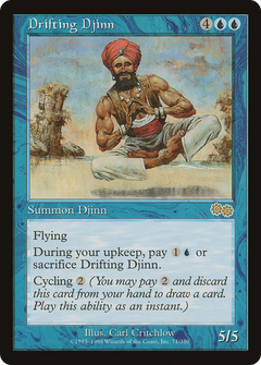 Drifting Djinn [Urza's Saga]-1