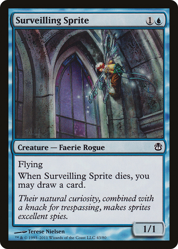 Surveilling Sprite [Duel Decks: Ajani vs. Nicol Bolas]-1