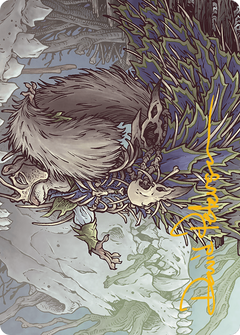 Camellia, the Seedmiser // Camellia, the Seedmiser (ABLB-047) - Bloomburrow Art Series (Borderless) Foil-1