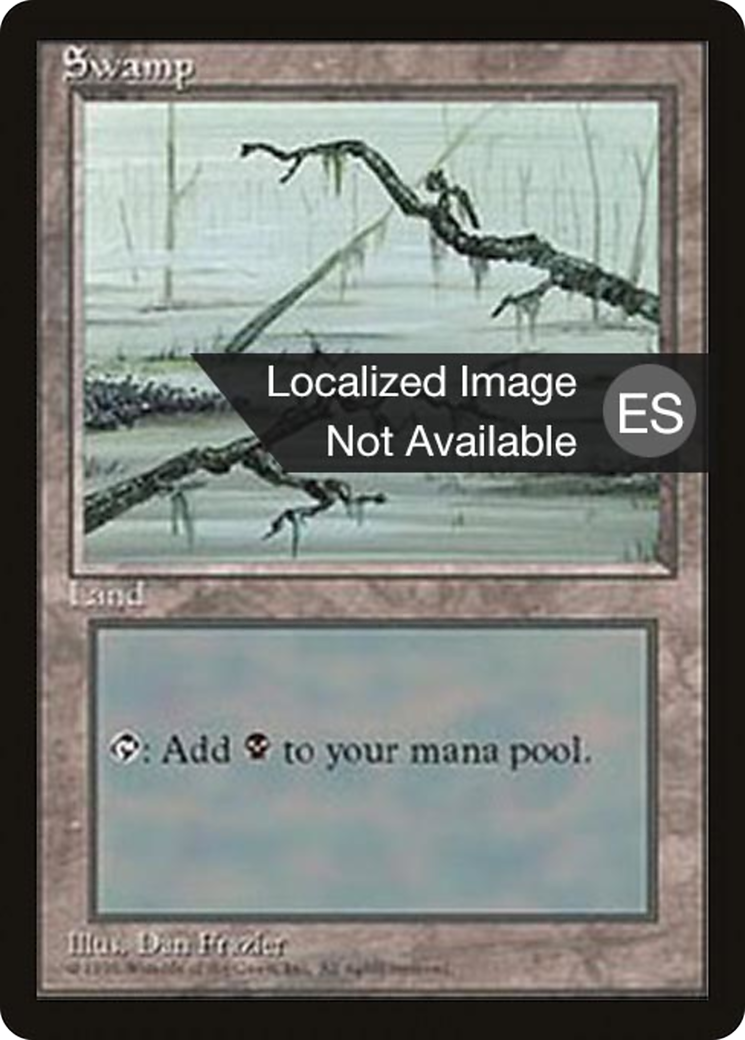 Swamp (C) [Fourth Edition (Foreign Black Border)]-1