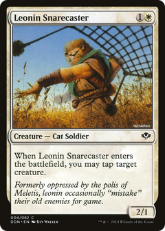 Leonin Snarecaster [Duel Decks: Speed vs. Cunning]-1