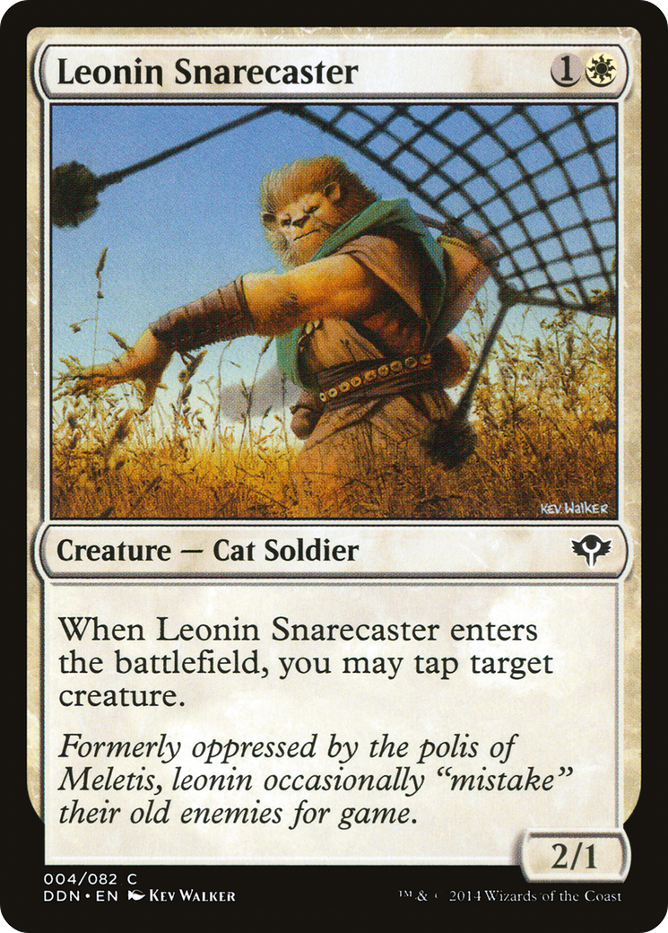 Leonin Snarecaster [Duel Decks: Speed vs. Cunning]-1