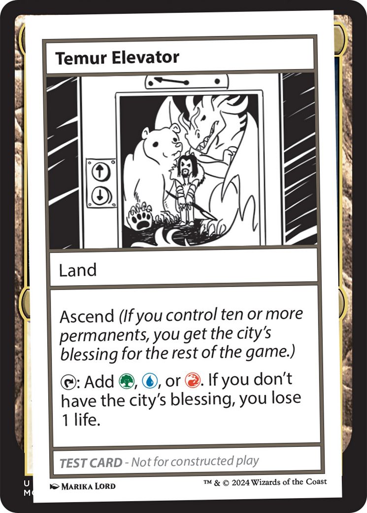 Temur Elevator [Mystery Booster 2 Playtest Cards]-1