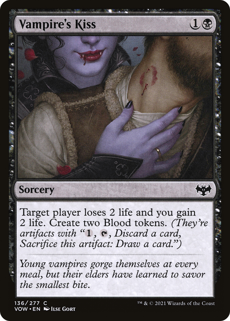 Vampire's Kiss (VOW-136) - Innistrad: Crimson Vow-1