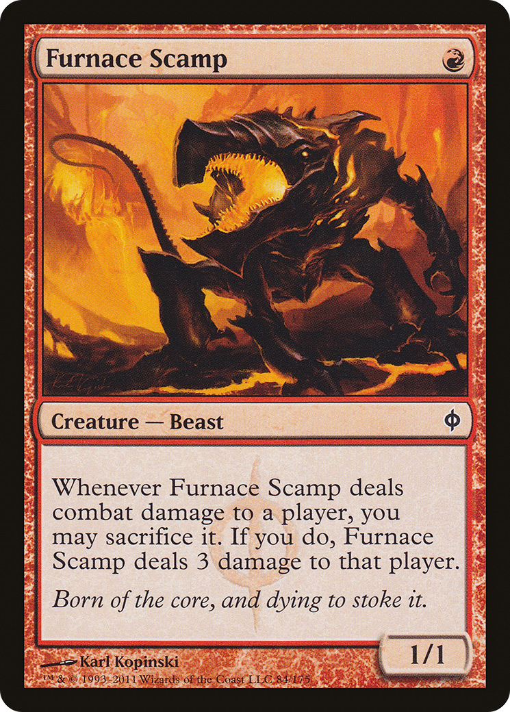 Furnace Scamp [New Phyrexia]-1