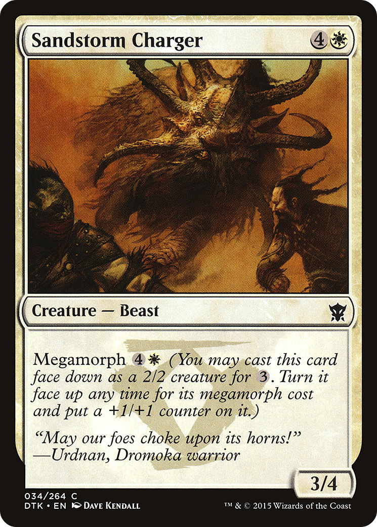Sandstorm Charger [Dragons of Tarkir]-1