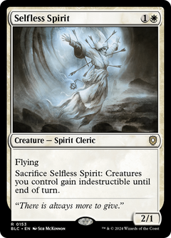 Selfless Spirit [Bloomburrow Commander]-1