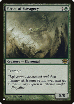 Force of Savagery [The List]-1