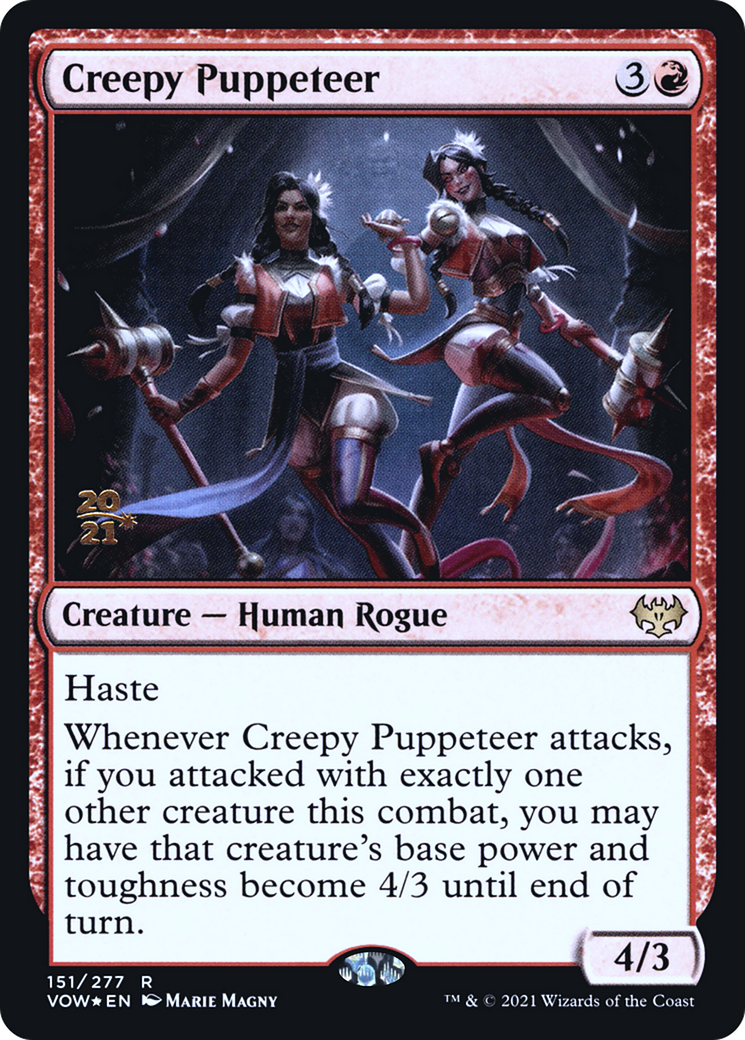 Creepy Puppeteer [Innistrad: Crimson Vow Prerelease Promos]-1