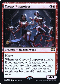 Creepy Puppeteer [Innistrad: Crimson Vow Prerelease Promos]-1