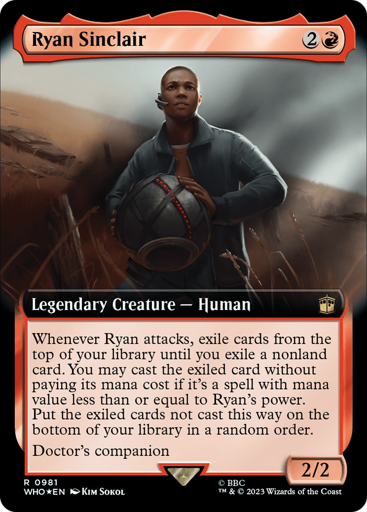 Ryan Sinclair (Extended Art) (Surge Foil) [Doctor Who]-1
