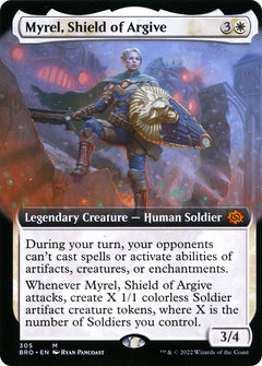Myrel, Shield of Argive (Extended Art) [The Brothers' War]-1