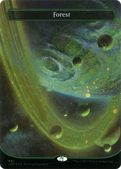 Forest (495) (Orbital Space-ic Land) (Galaxy Foil) [Unfinity]-1