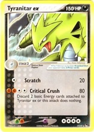 Tyranitar ex (17/17) [POP Series 1]-1