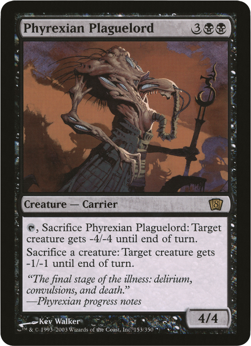 Phyrexian Plaguelord (Oversized) [Eighth Edition Box Topper]-1