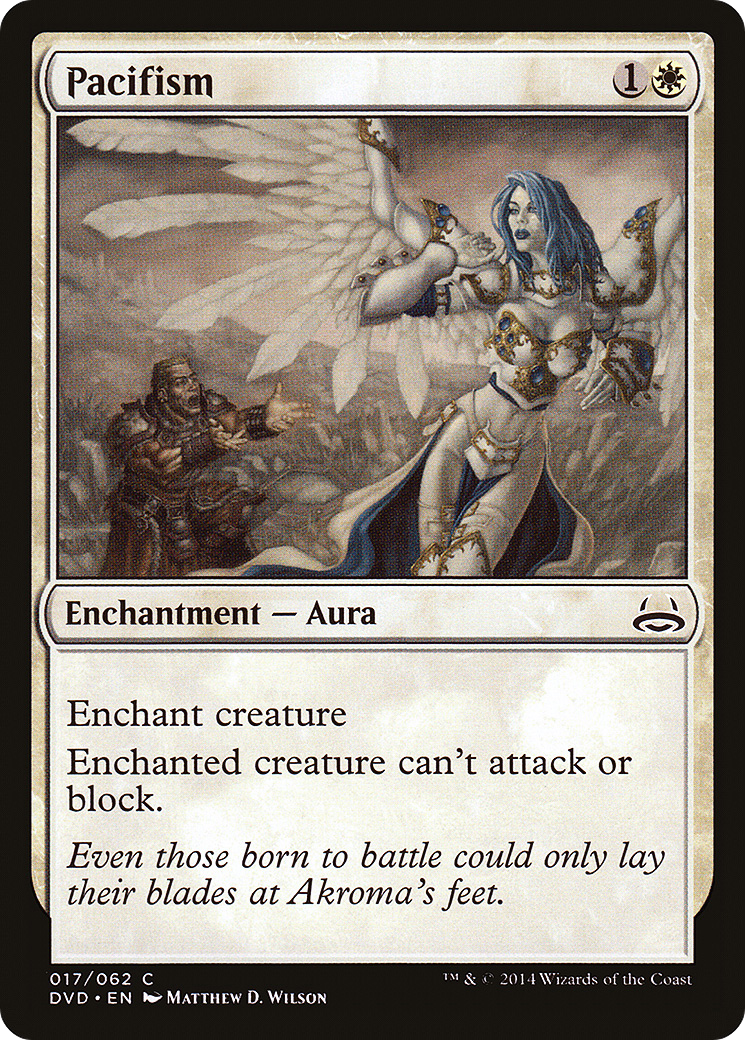 Pacifism (Divine vs. Demonic) [Duel Decks Anthology]-1