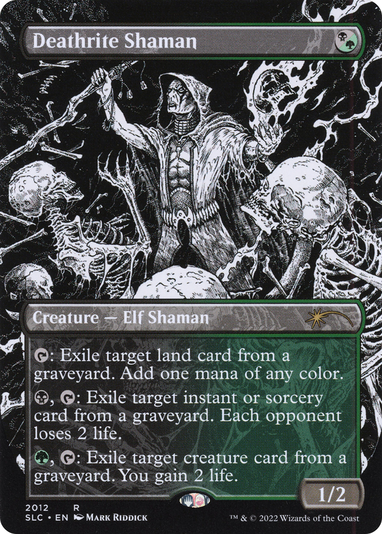 Deathrite Shaman (Borderless) [Secret Lair Countdown Kit]-1