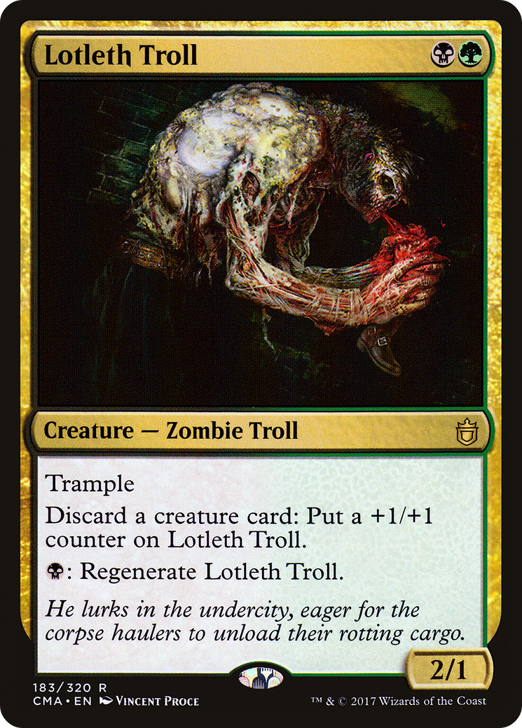 Lotleth Troll [Commander Anthology]-1