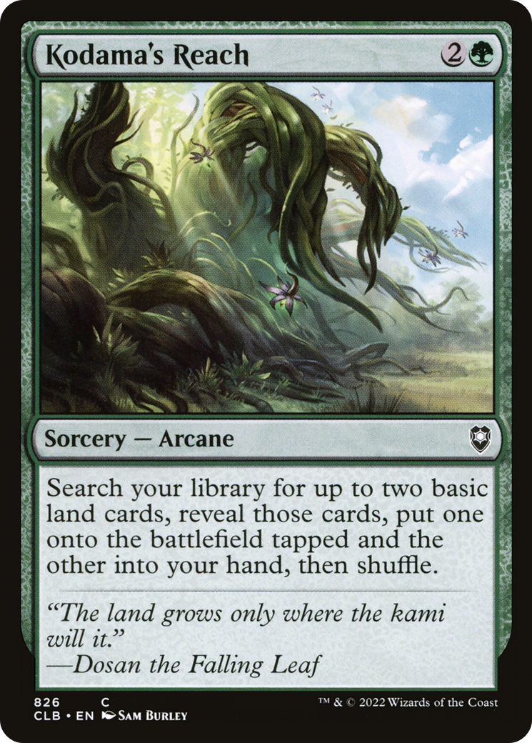 Kodama's Reach [Commander Legends: Battle for Baldur's Gate]-1