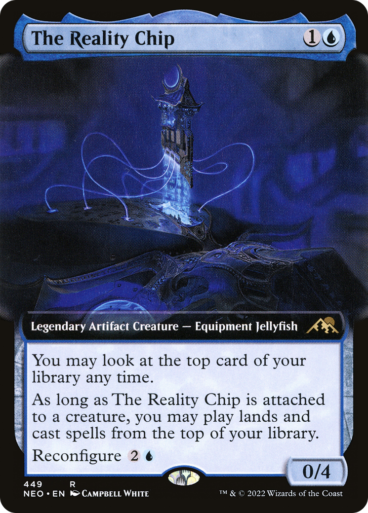 The Reality Chip (Extended Art) [Kamigawa: Neon Dynasty]-1