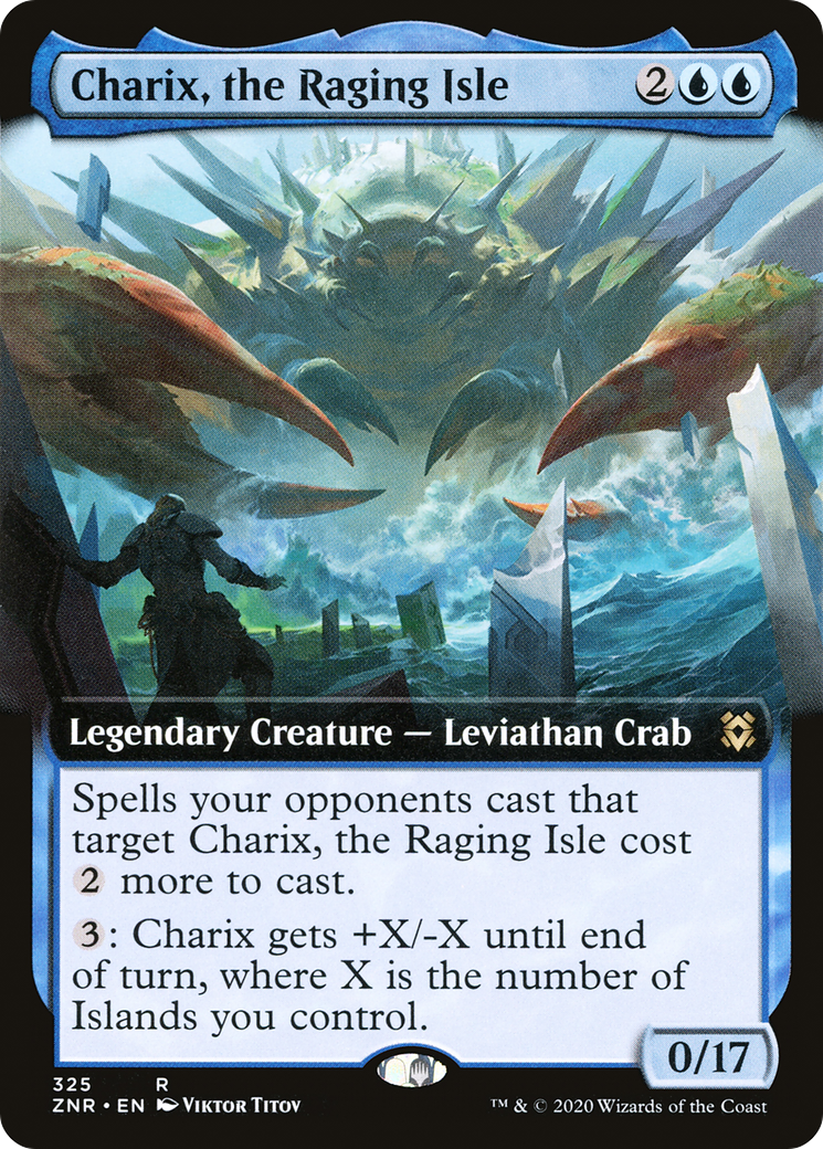 Charix, the Raging Isle (Extended Art) [Zendikar Rising]-1