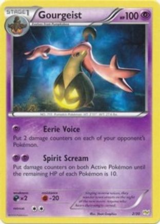 Gourgeist (2/30) [XY: Trainer Kit - Noivern]-1