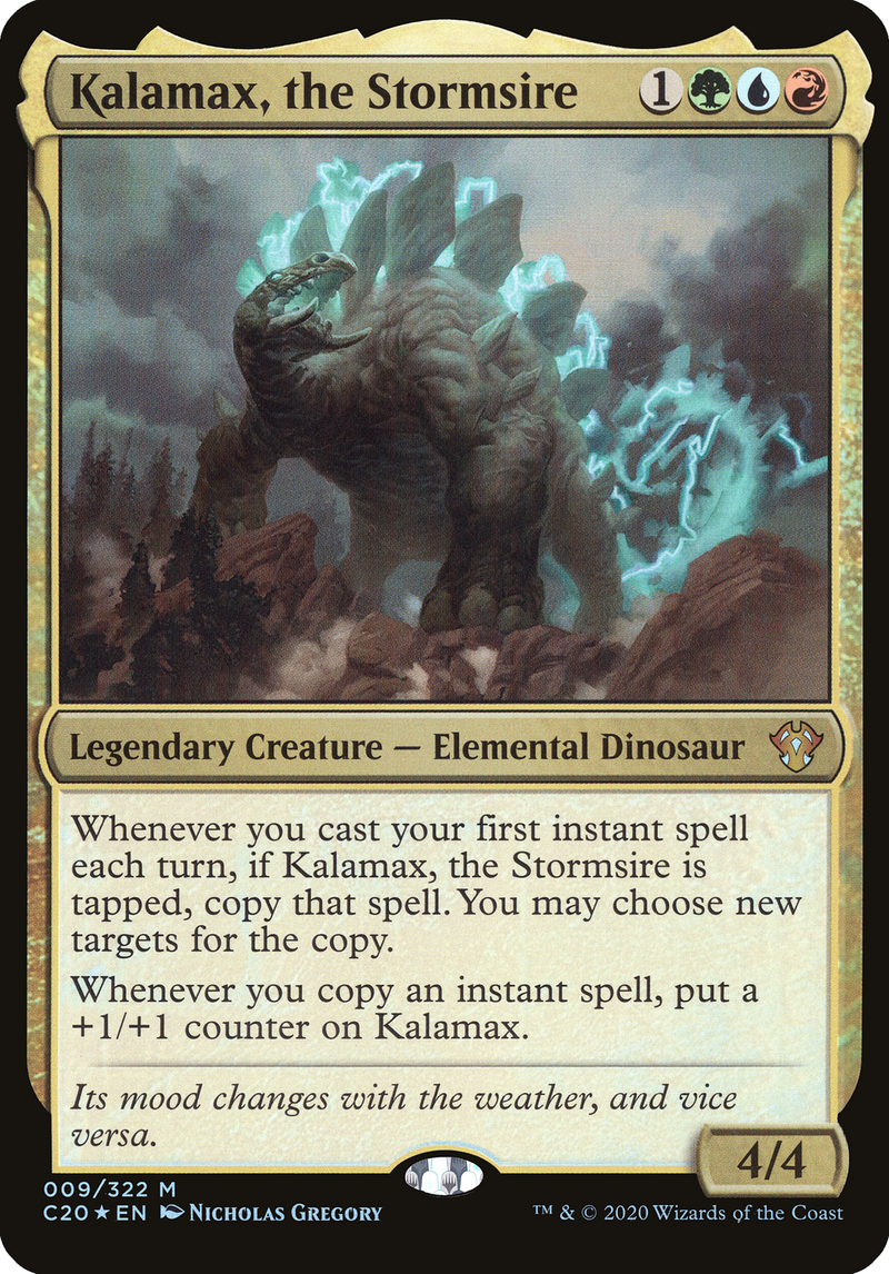 Kalamax, the Stormsire (Oversized) [Commander 2020 Oversized]-1