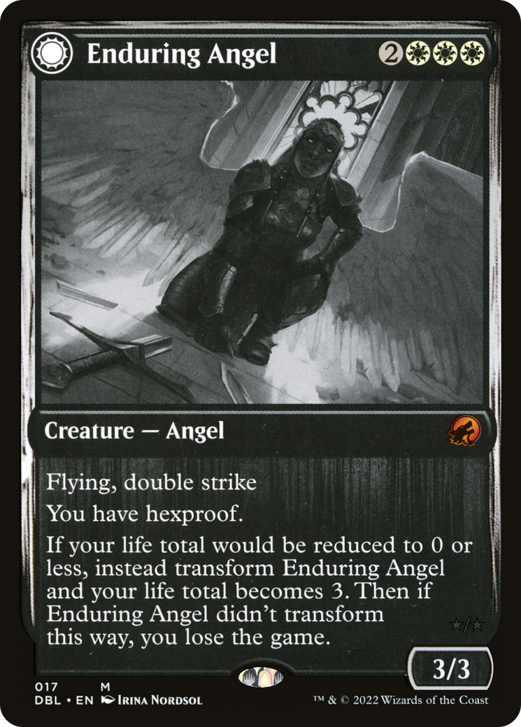 Enduring Angel // Angelic Enforcer [Innistrad: Double Feature]-3