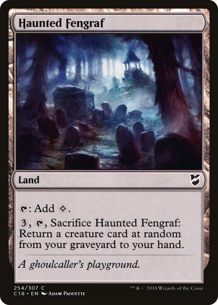 Haunted Fengraf [Commander 2018]-1