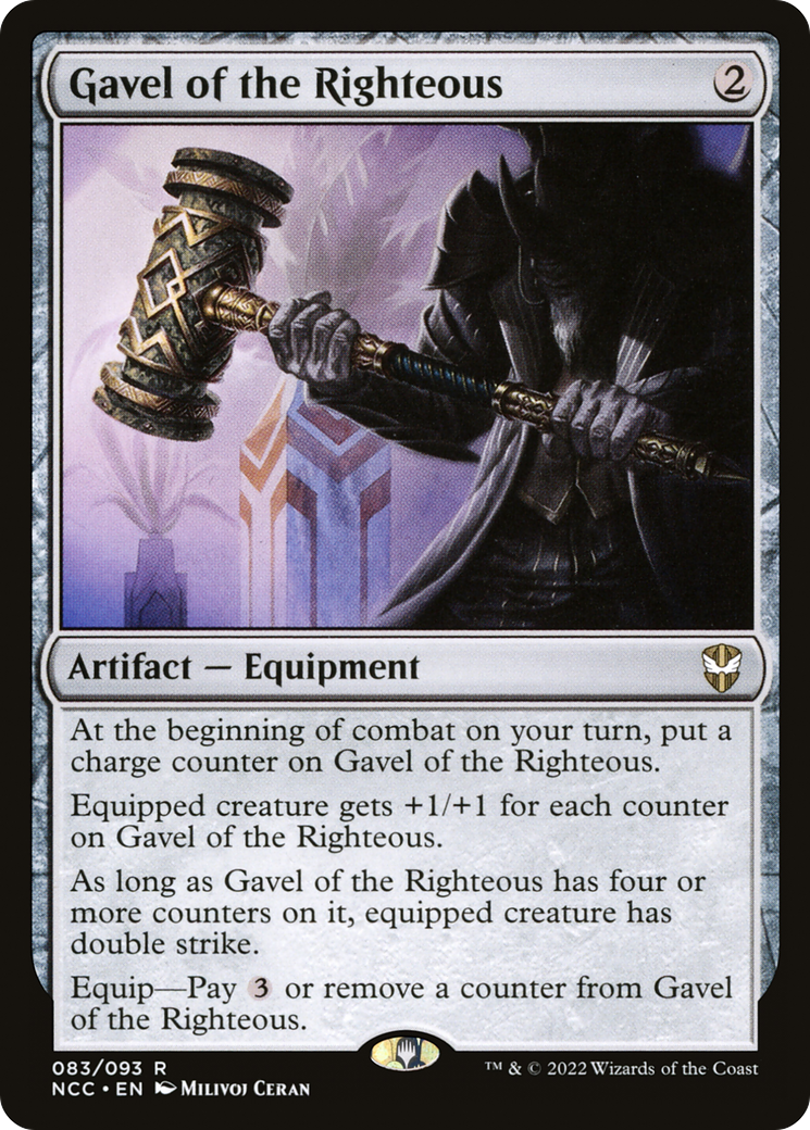 Gavel of the Righteous [Streets of New Capenna Commander]-1