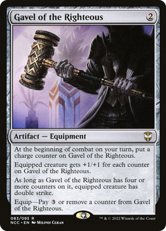 Gavel of the Righteous [Streets of New Capenna Commander]-1